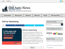 Tablet Screenshot of oldautonews.com